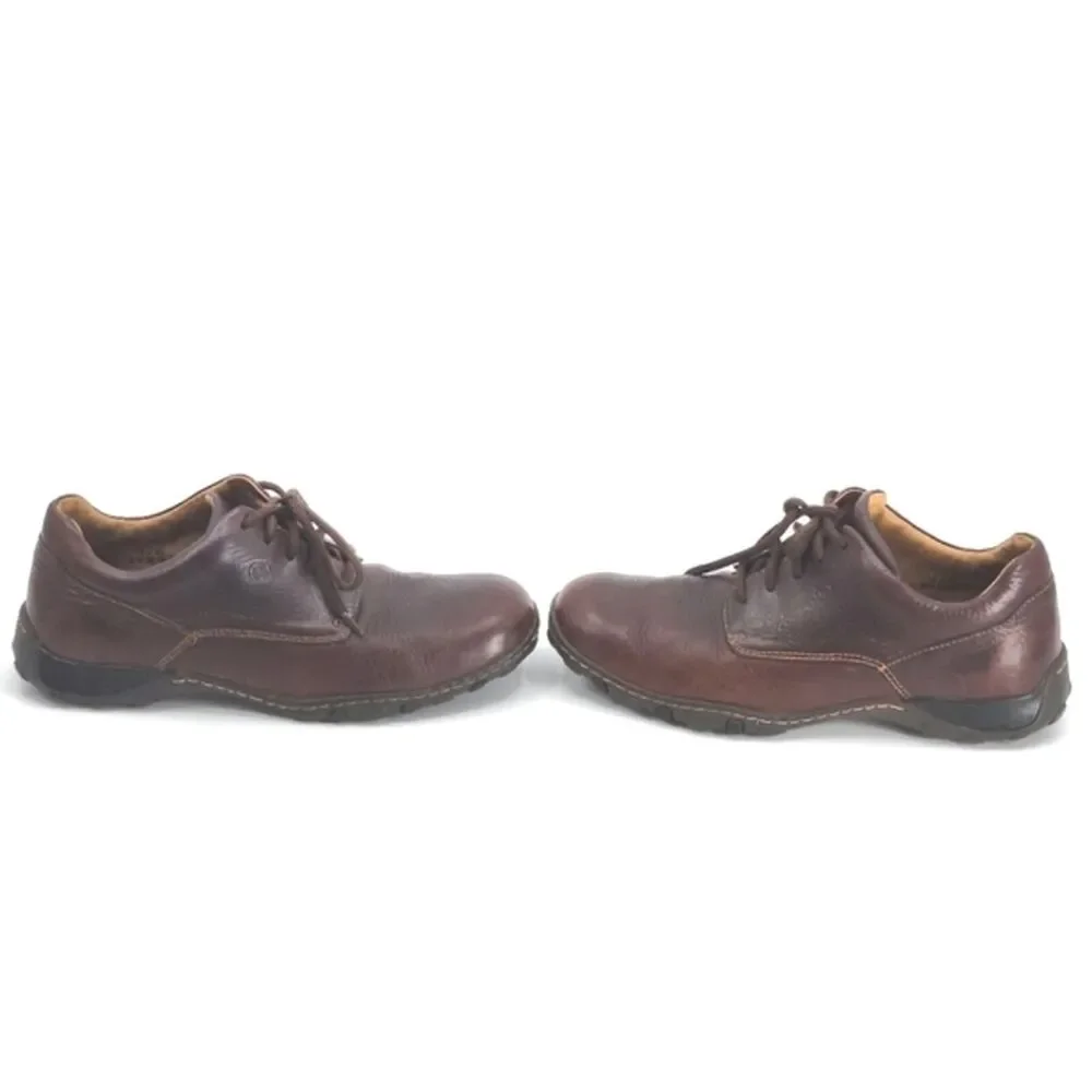 Vintage Born Tycoon Shoes Men's Size 11 Brown Full Grain Leather M6186 Oxford